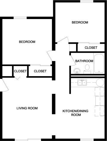 Abel Court Apartments Two Bedroom